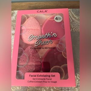CALA Smooth'n Sheen Facial Exfoliating 4Pc Set